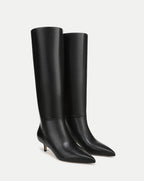 Lisa Kitten-Heel Boot | Wide-Calf