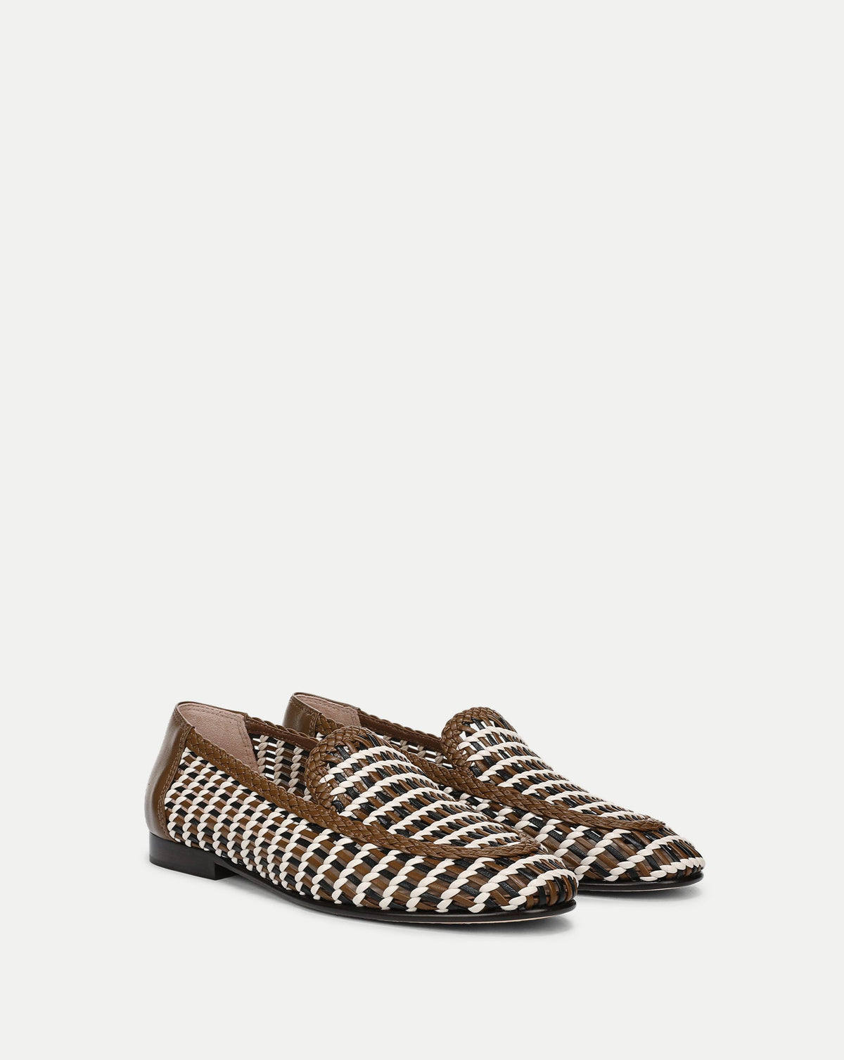 Prilla Woven Leather Loafer