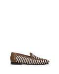 Prilla Woven Leather Loafer