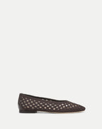 Cienna ballerines tissées en satin
