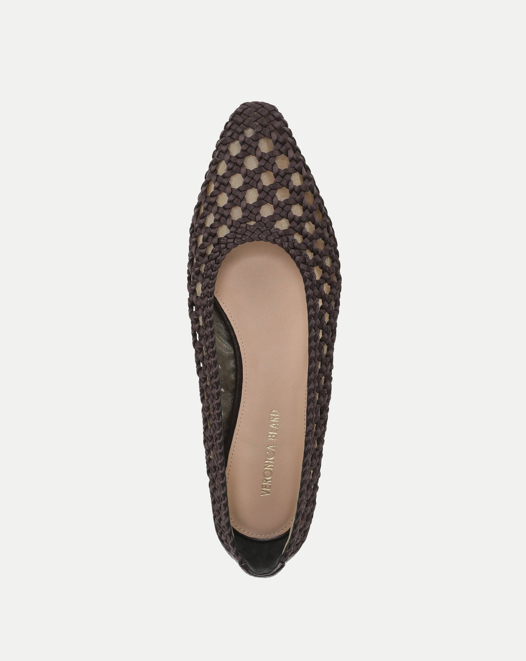 Cienna ballerines tissées en satin