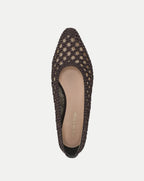 Cienna ballerines tissées en satin