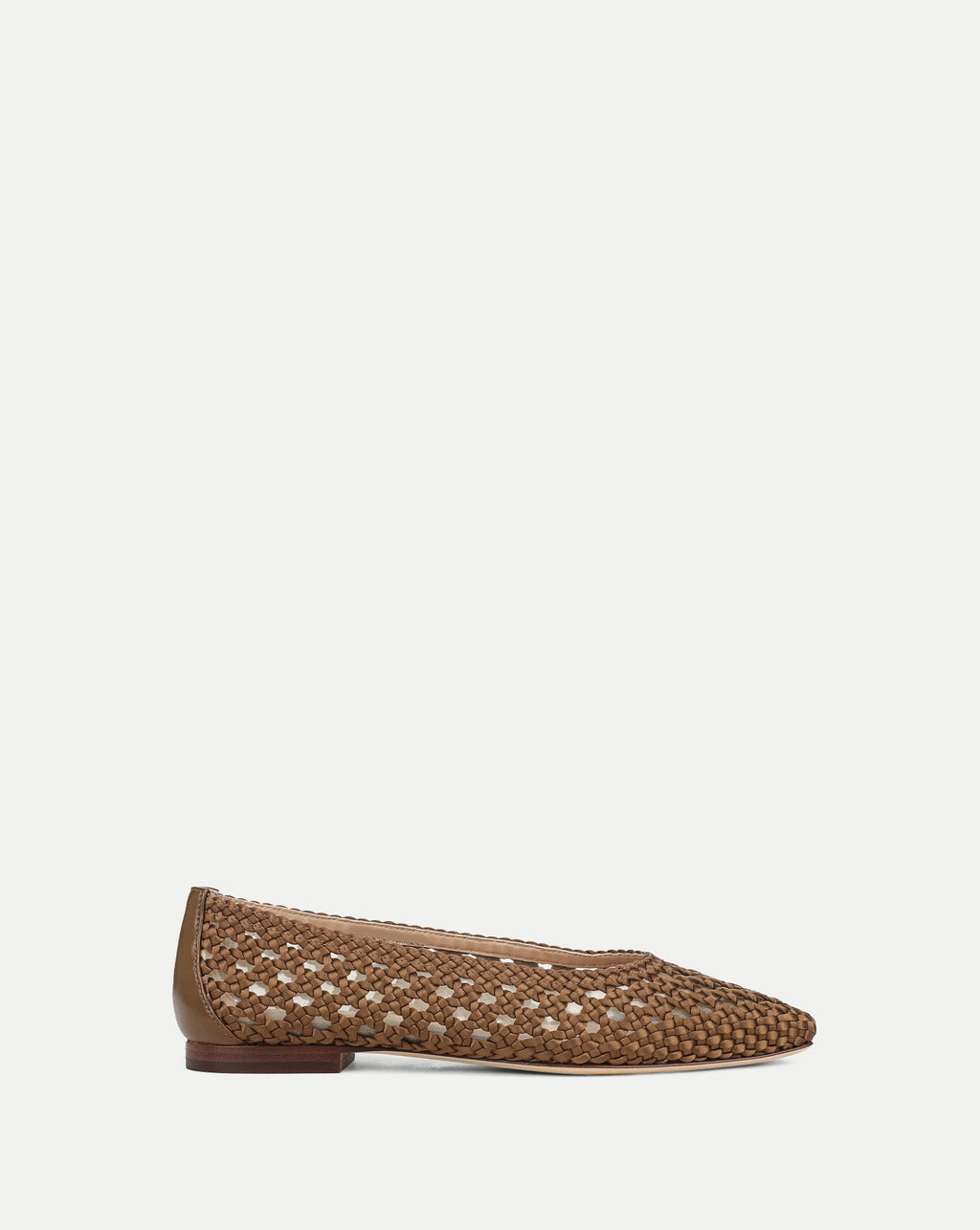 Cienna ballerines tissées en satin