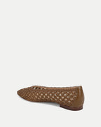 Cienna ballerines tissées en satin