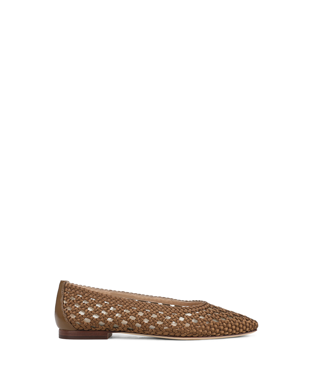 Cienna ballerines tissées en satin