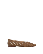 Cienna ballerines tissées en satin