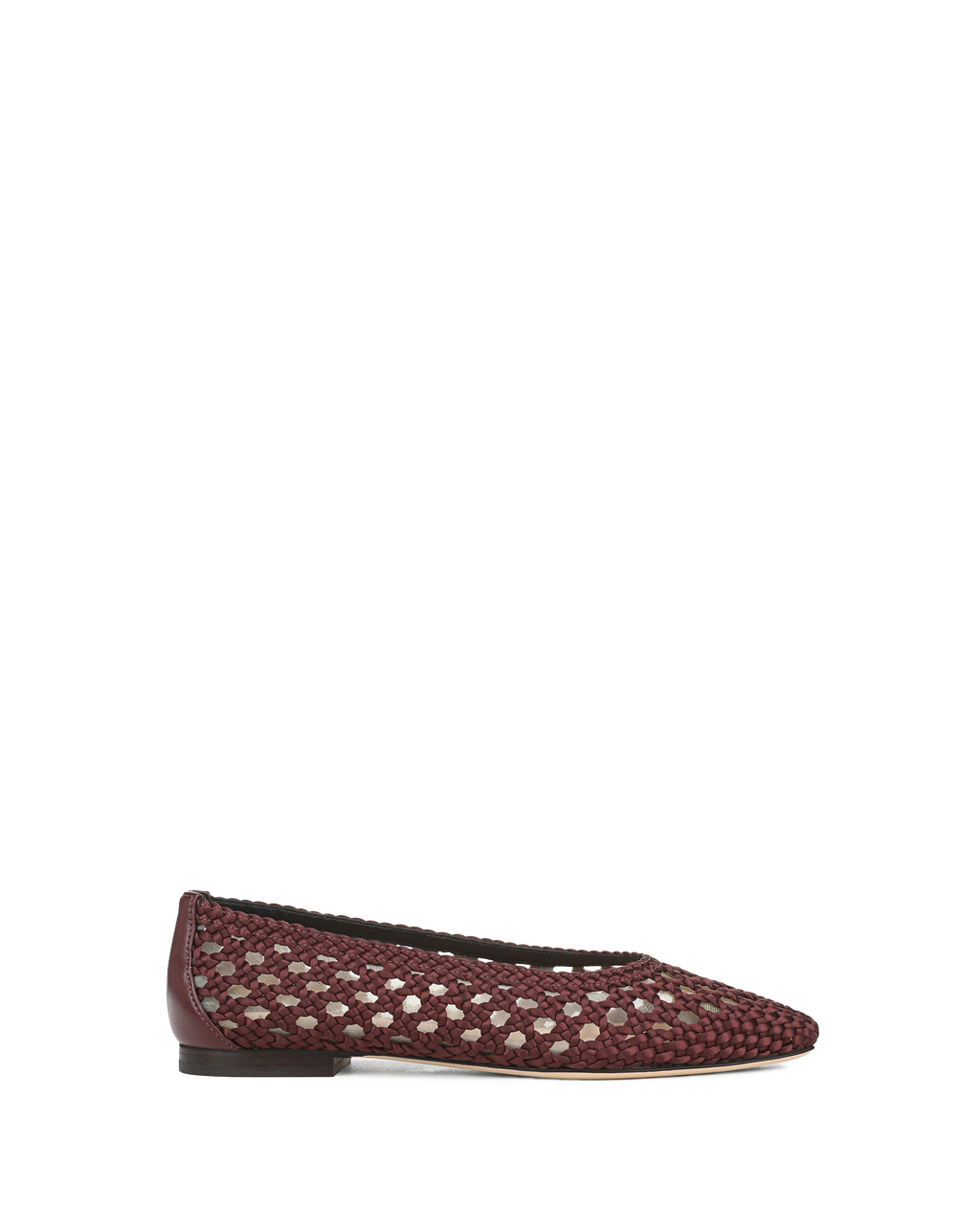 Cienna ballerines tissées en satin