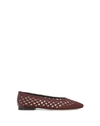 Cienna ballerines tissées en satin