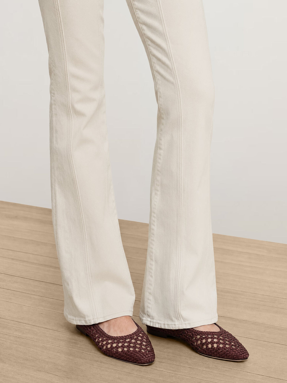 Cienna Woven Satin Flat