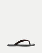 Clea Velvet Flip-Flop Sandal