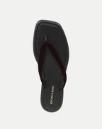 Clea Velvet Flip-Flop Sandal