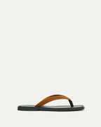Clea Velvet Flip-Flop Sandal