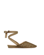 Mules en satin tissé Malia