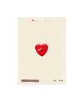 Carte de vœux Cœur Rouge