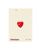 Carte de vœux Cœur Rouge
