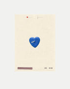 Blue Heart Wish Card