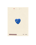 Blue Heart Wish Card