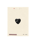 Black Heart Wish Card
