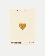 Gold Heart Wish Card