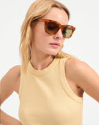 Jane Square-Frame Sunglasses