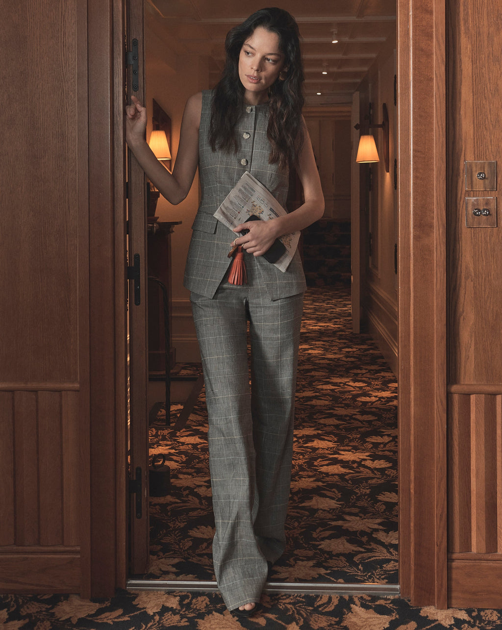 Jude Linen-Blend Wide-Leg Pant
