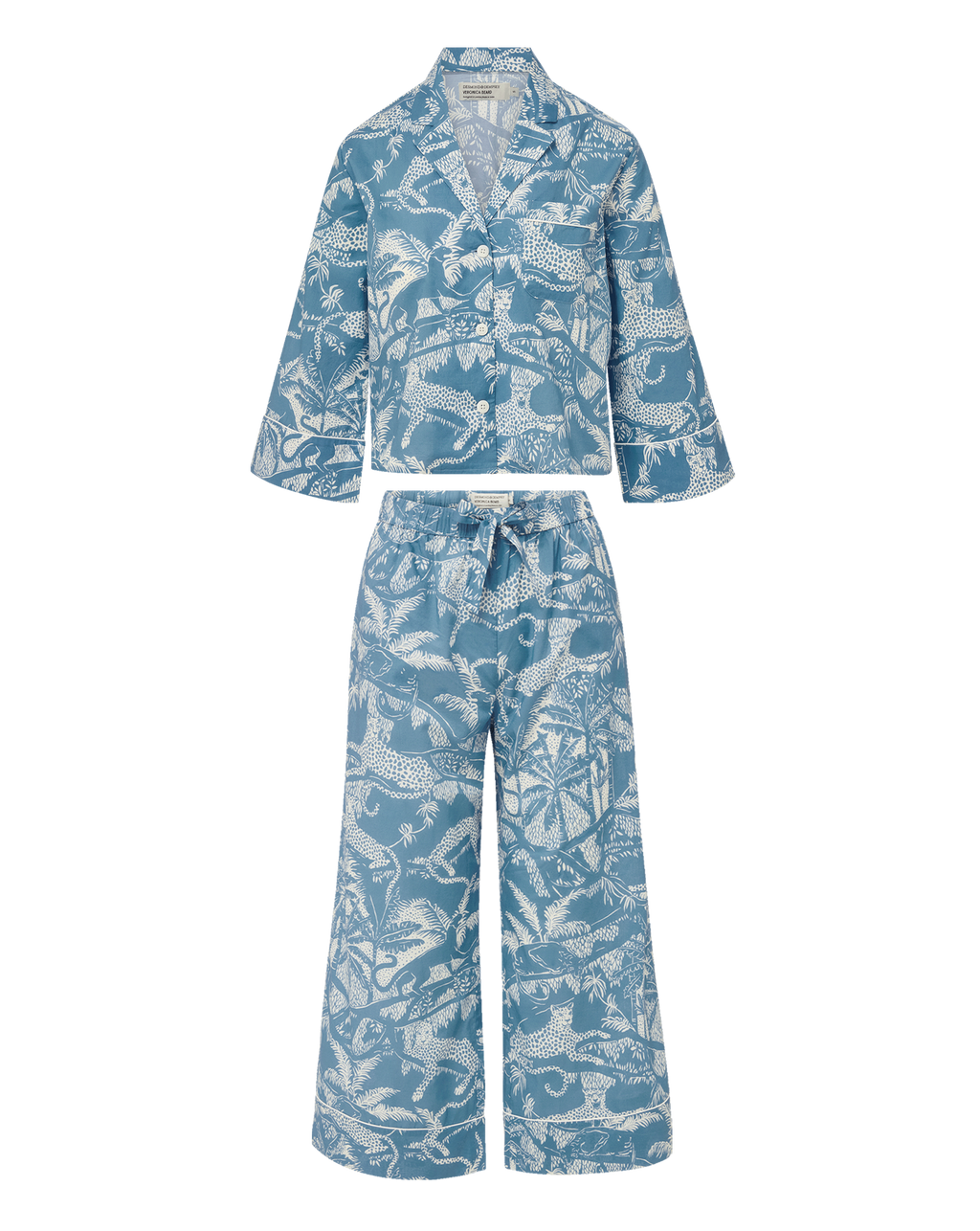 Long-Sleeve Cotton Pajama Set