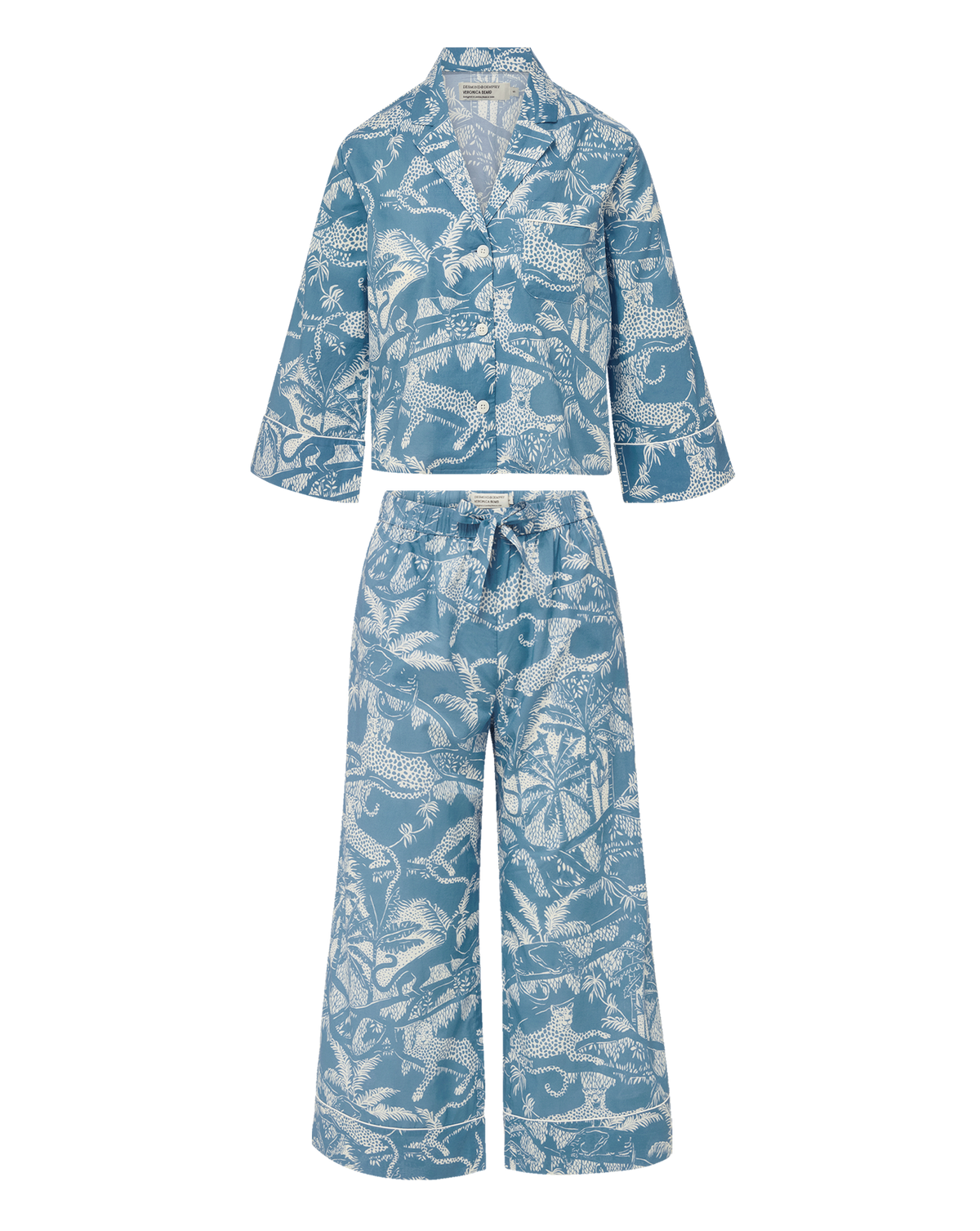 Long-Sleeve Cotton Pajama Set