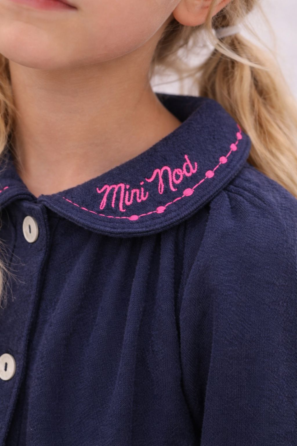 Logo Denim dress