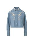 Aderes Beaded Button-Down Shirt - Famous | Online Store