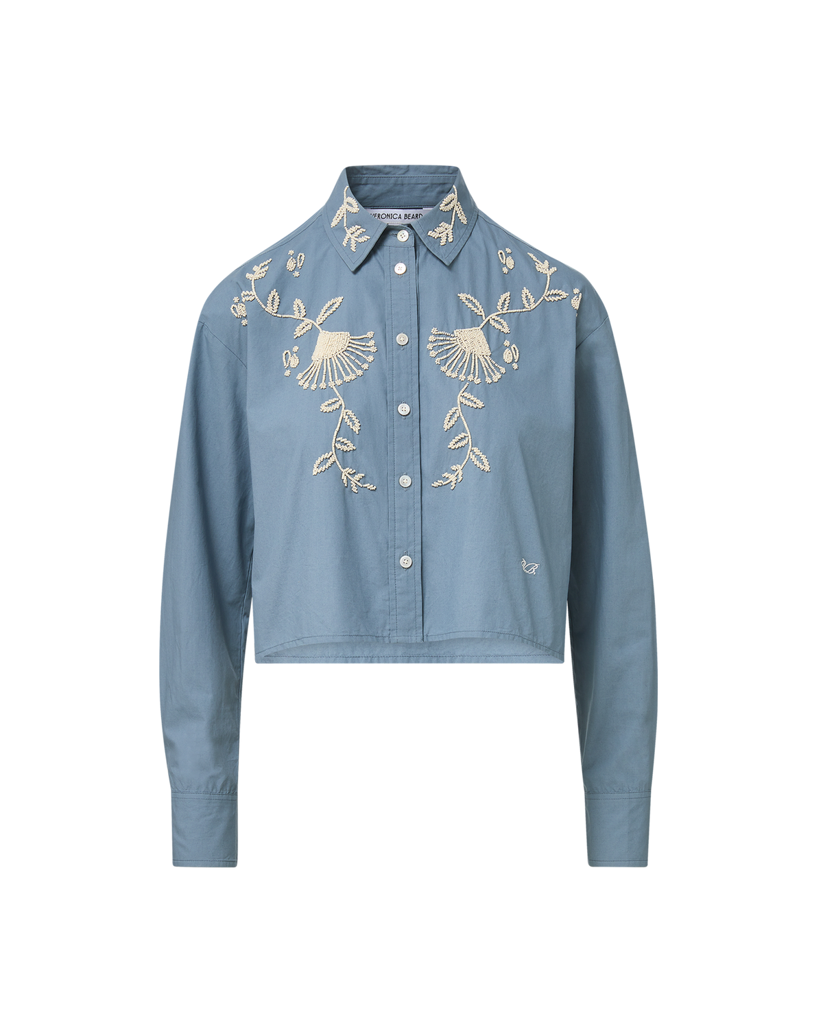Aderes Beaded Button-Down Shirt
