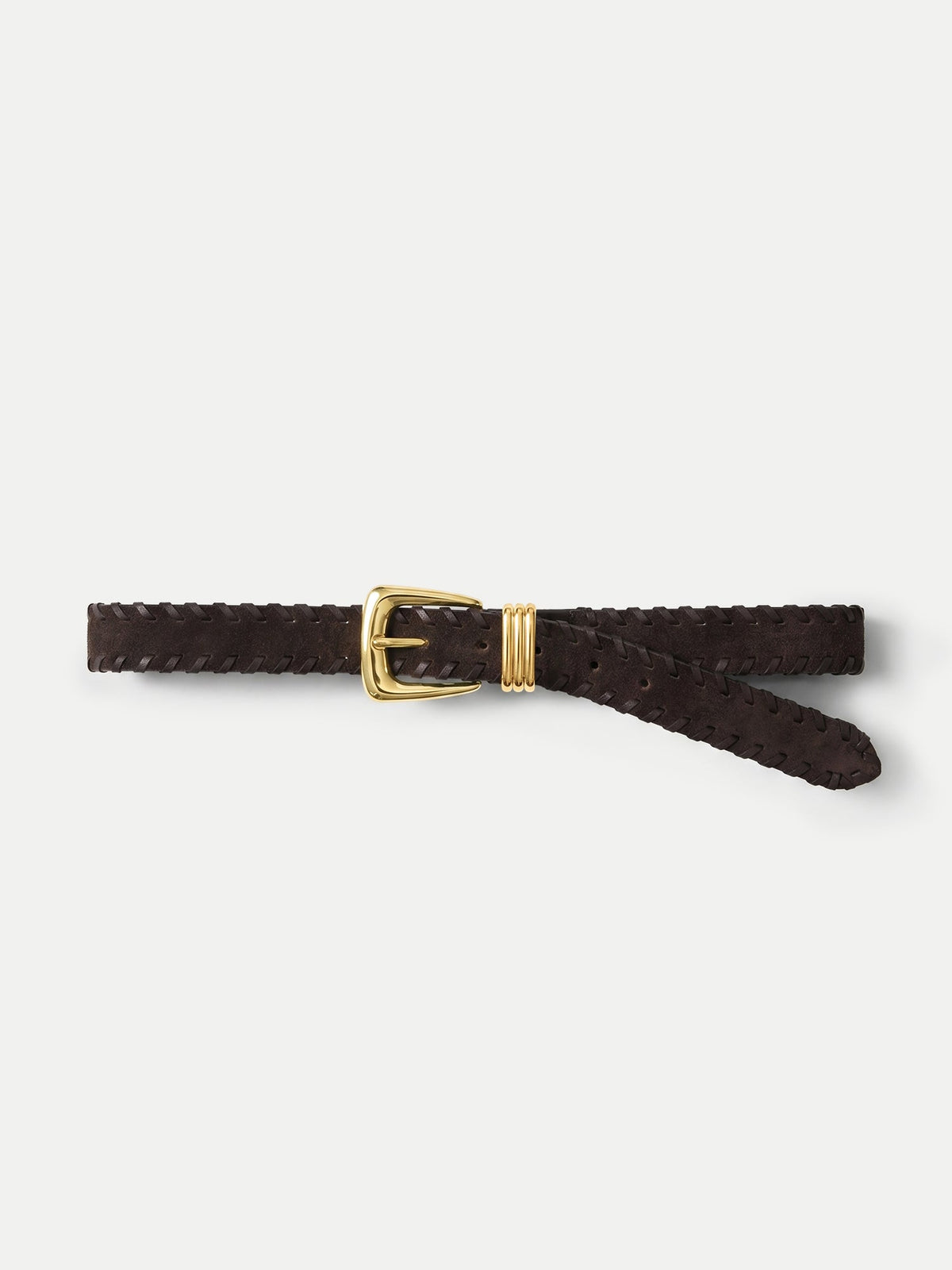 Arch Suede Whipstitch Belt