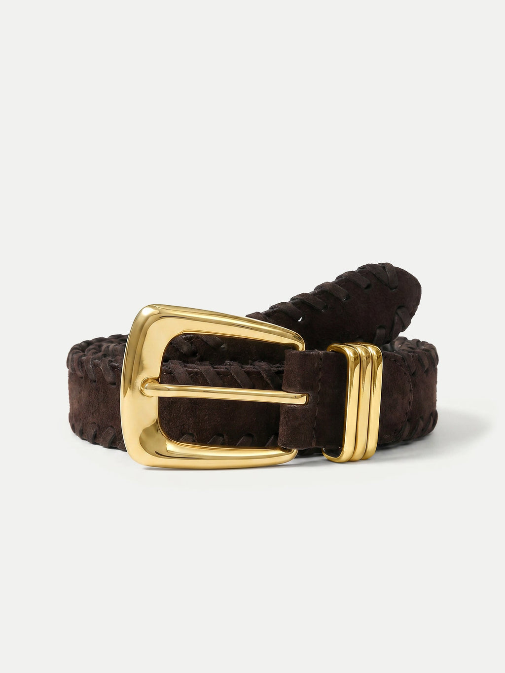 Arch Suede Whipstitch Belt