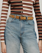Ceinture en suède ornée Arche