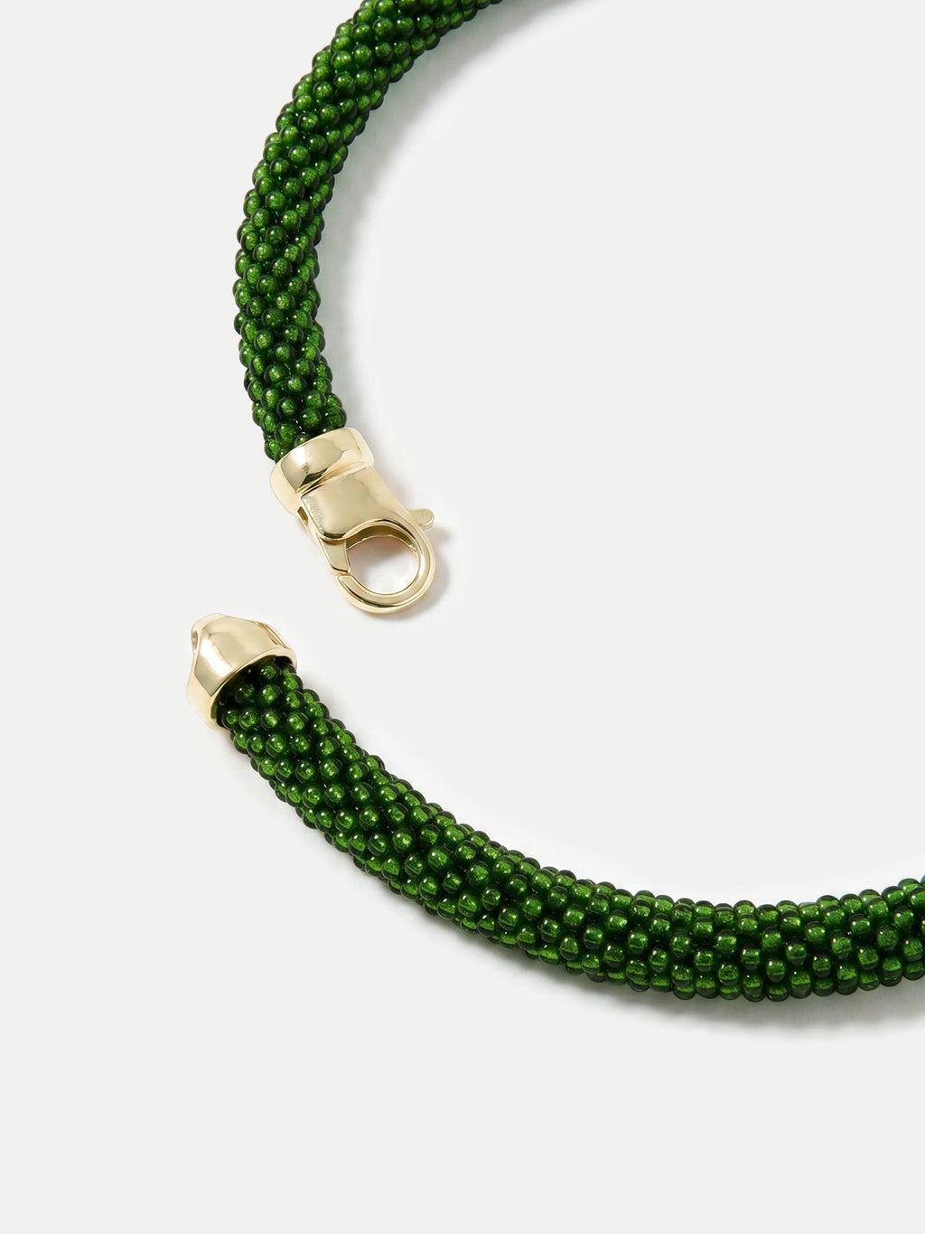 Flower Pendant Beaded Necklace