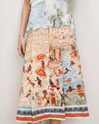 Fynnley Printed Midi Skirt