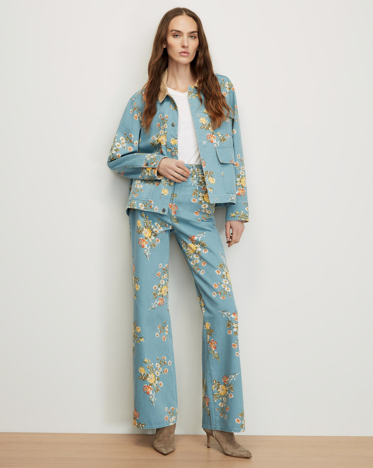 Leighton Floral Denim Jacket