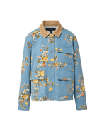 Veste en jean à motif floral Leighton