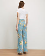 Jean large à motifs floraux Taylor