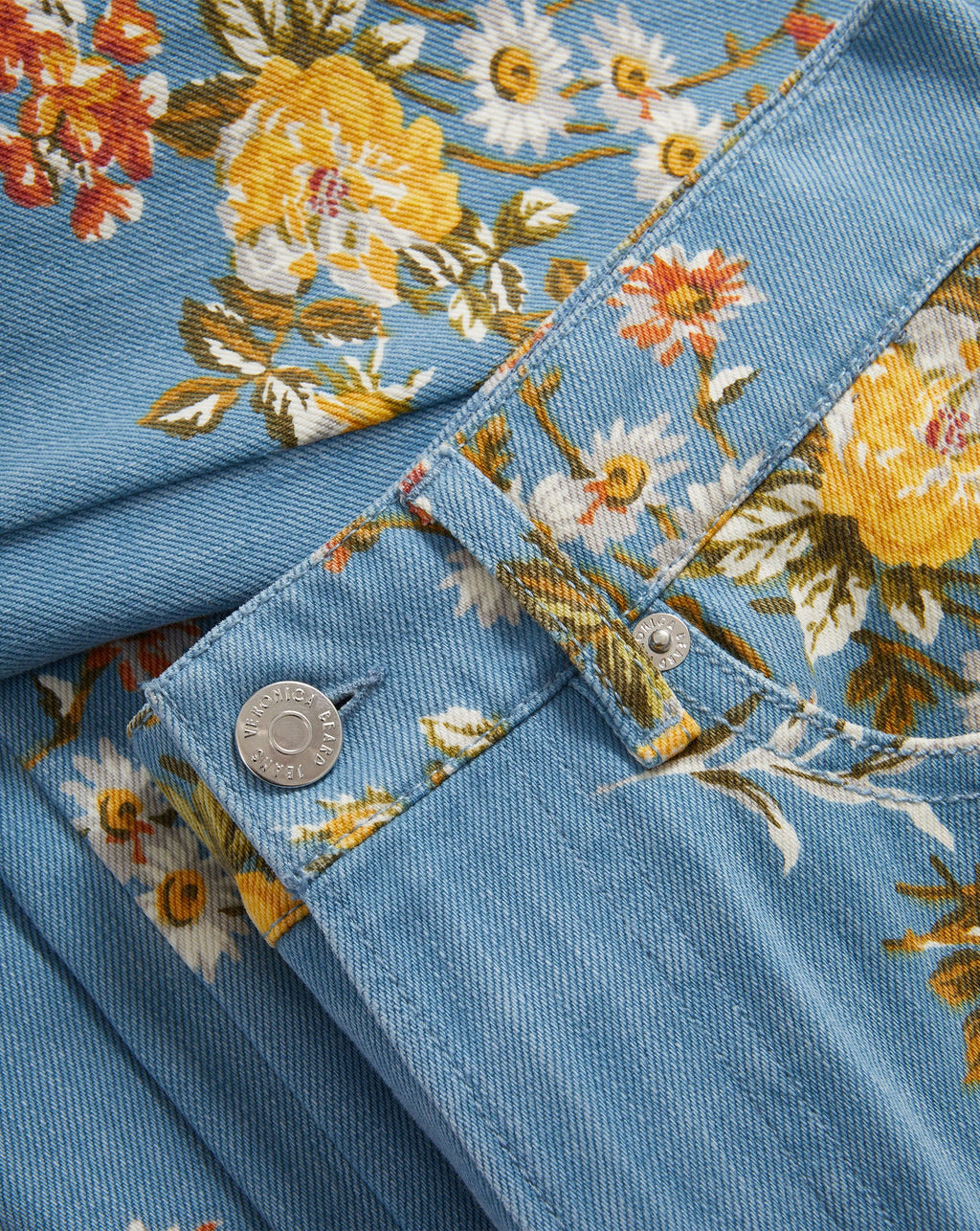 Jean large à motifs floraux Taylor