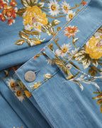 Jean large à motifs floraux Taylor