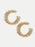 Pearl Hoop Earring