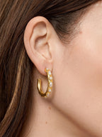 Pearl Hoop Earring