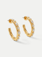 Pearl Hoop Earring
