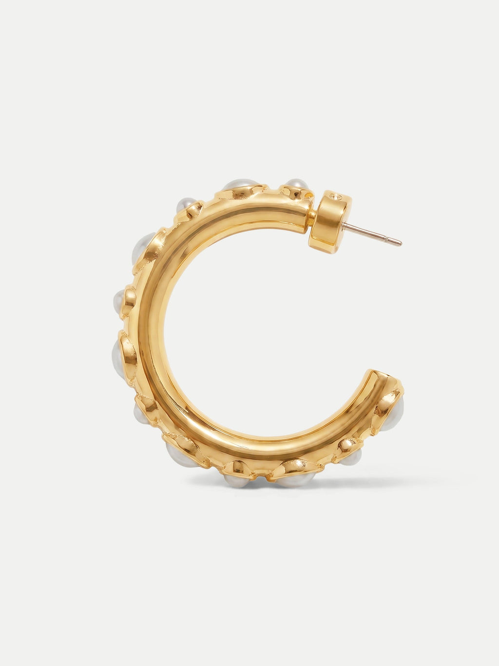 Pearl Hoop Earring