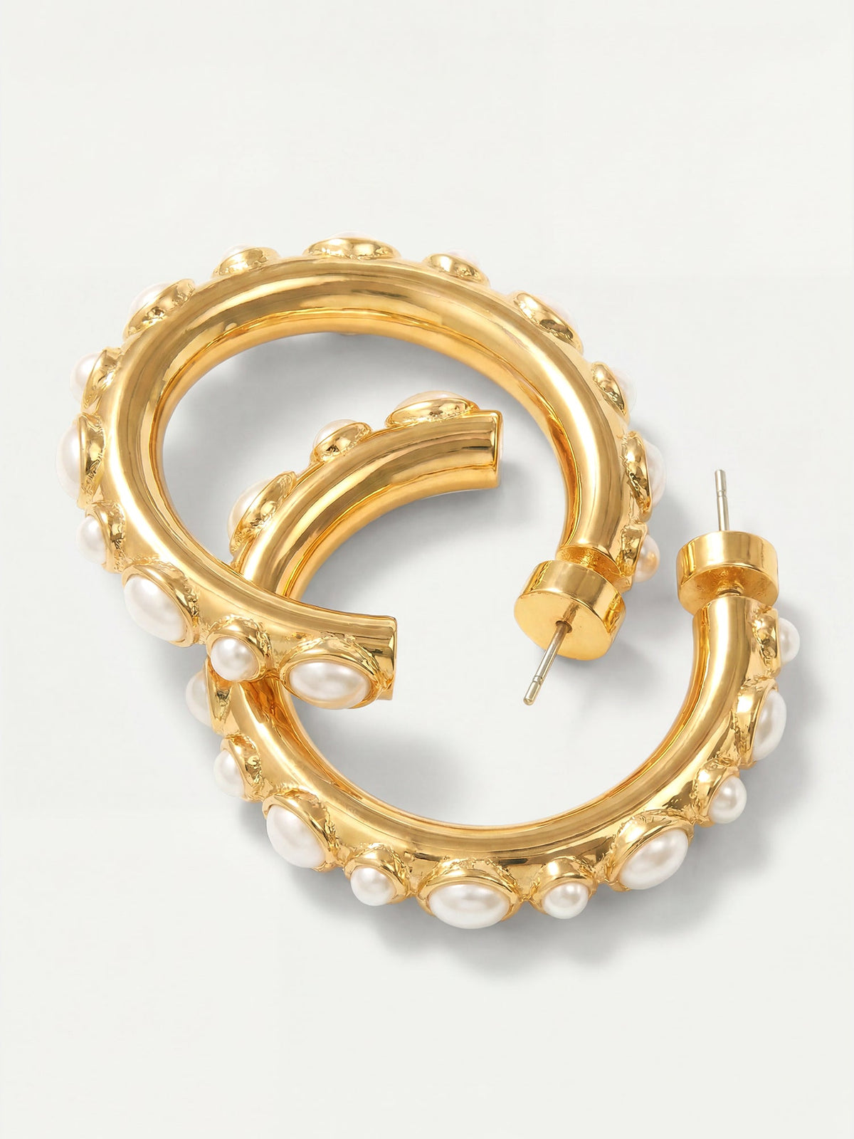 Pearl Hoop Earring