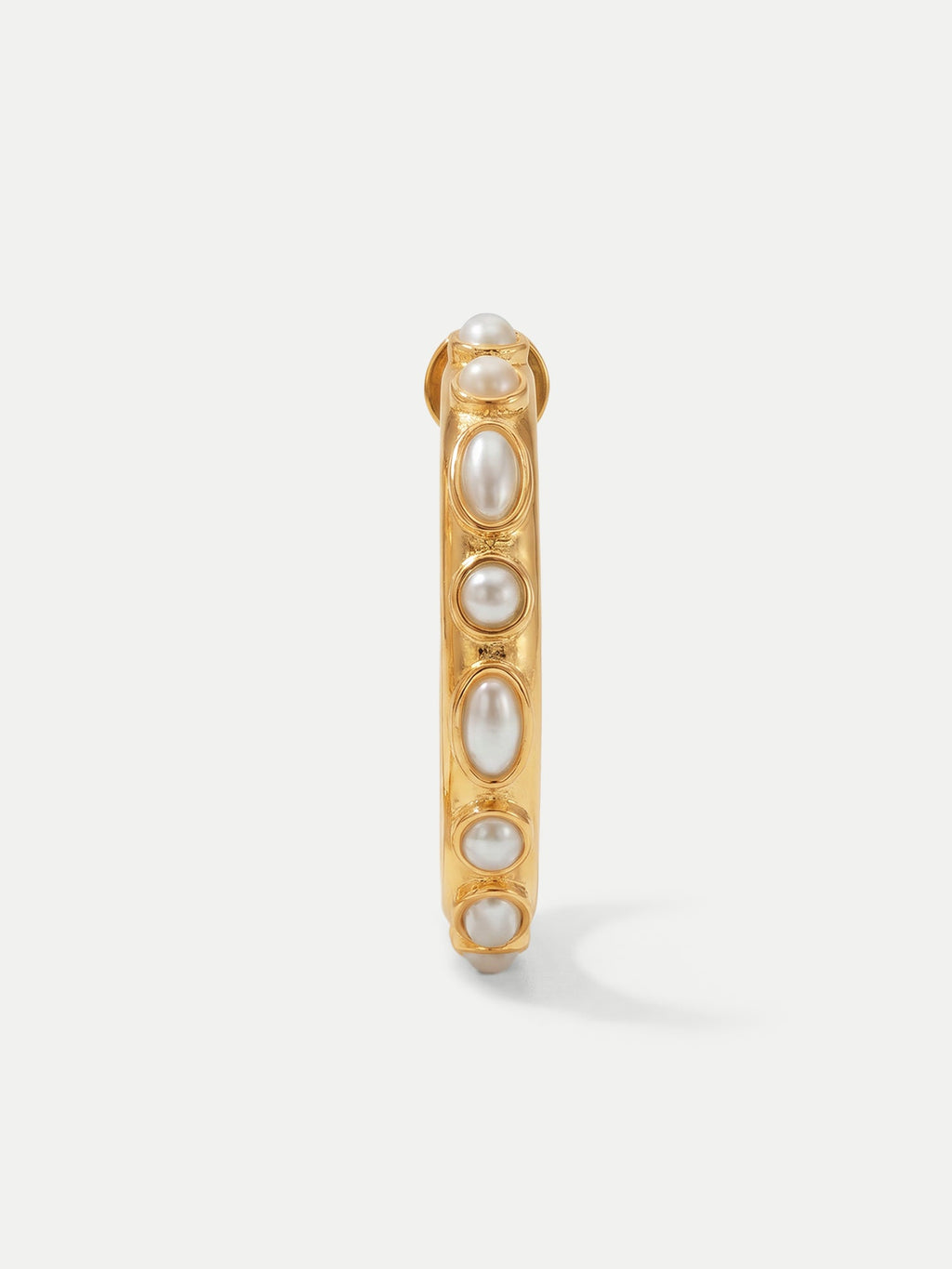 Pearl Hoop Earring