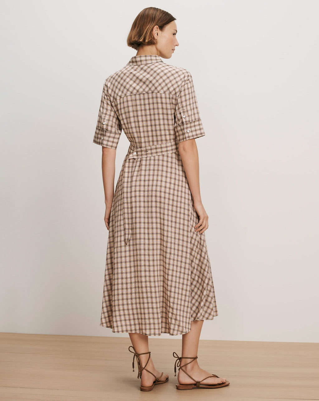 Perenna Plaid Shirtdress