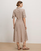 Perenna Plaid Shirtdress