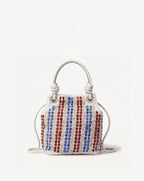 Small Beaded Veronica Beard Slouch Bag