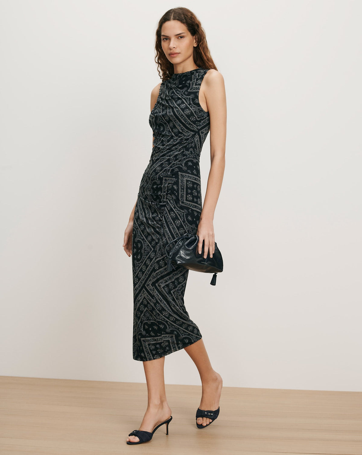 Sylviani Bandana Midi Dress